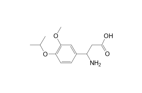 3-Amino-3-(3-methoxy-4-propan-2-yloxyphenyl)propanoic acid