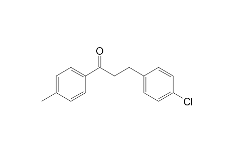 3-(4-Chlorophenyl)-1-(4-methylphenyl)-1-propanone