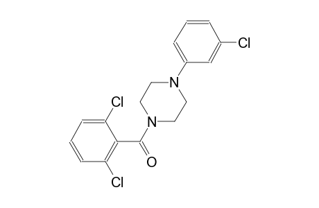 1-(3-chlorophenyl)-4-(2,6-dichlorobenzoyl)piperazine