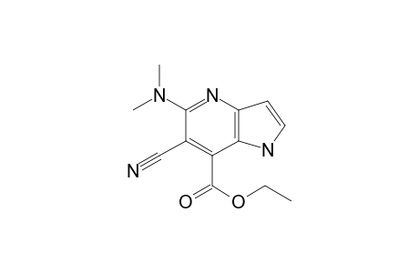 ethyl 6-cyano-5-dimethylamino-1H-pyrrolo[3,2-b]pyridine-7-carboxylate