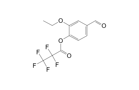 Ethylvanillin, pentafluoropropionate