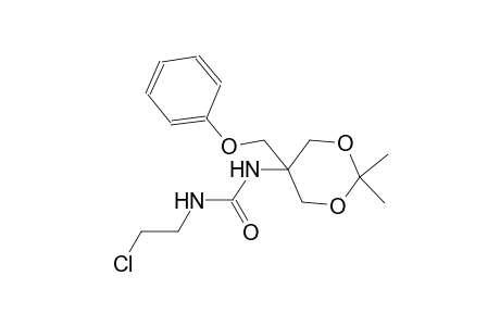 N-(2-chloroethyl)-N'-[2,2-dimethyl-5-(phenoxymethyl)-1,3-dioxan-5-yl]urea