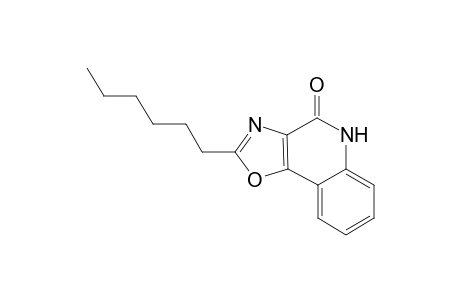 2-Hexyl-5H-oxazolo[4,5-c]quinolin-4-one