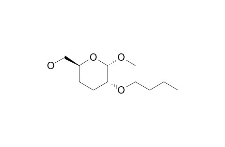 Methyl 2-o-N-butyl-3,4-dideoxy-.alpha.,D-glucopyranoside