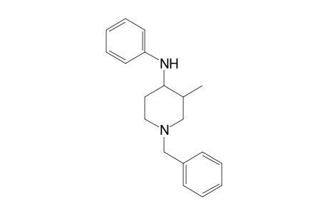 4-Anilino-1-benzyl-3-methylpiperidine