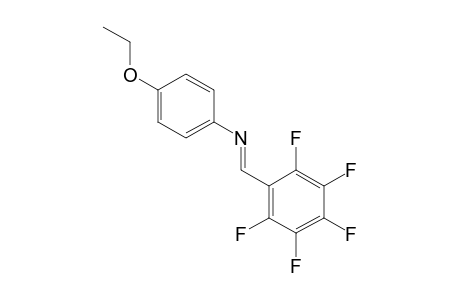 N-(2,3,4,5,6-pentafluorobenzylidene)-p-phenetidine