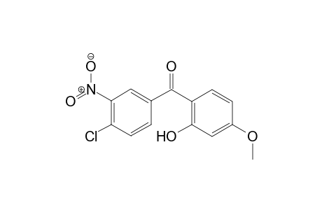 (4-Chloro-3-nitrophenyl)(2-hydroxy-4-methoxyphenyl)methanone