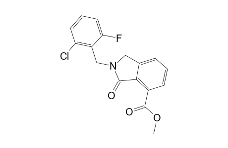 1H-isoindole-4-carboxylic acid, 2-[(2-chloro-6-fluorophenyl)methyl]-2,3-dihydro-3-oxo-, methyl ester