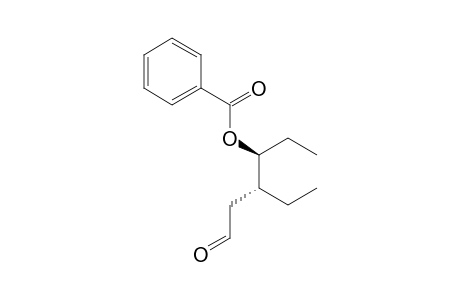 (3S,4R)-4-ethyl-6-oxohexan-3-yl benzoate