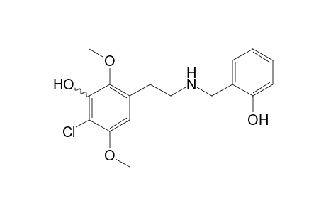 25C-NBOMe-M (O-demethyl-HO-) isomer 1 MS2