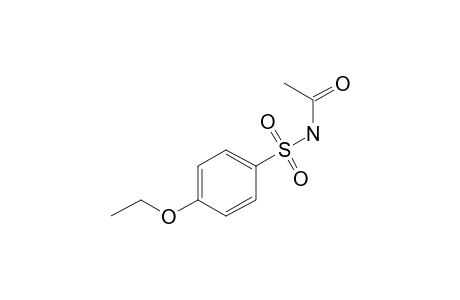 4-Ethoxybenzenesulfonamide, N-acetyl-