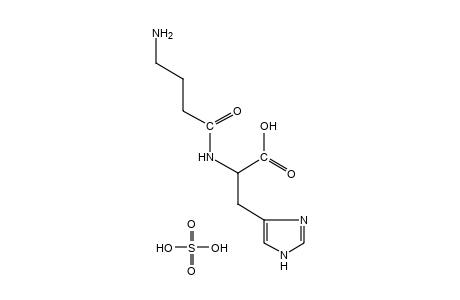 L-(+)-N-(4-aminobutyryl)histidine, sulfate(1:1)(salt)