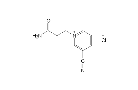 1-(2-carbamoylethyl)-3-cyanopyridinium chloride