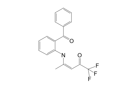 1-N-{[2'-(trifluoroacetyl)-1'-methyl-1'-ethenyl]amino}-2-benzoylbenzene