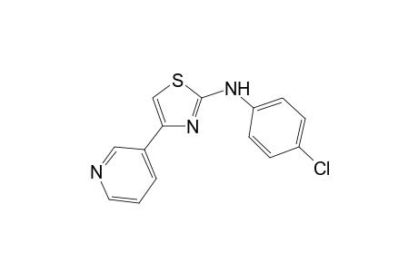 2-thiazolamine, N-(4-chlorophenyl)-4-(3-pyridinyl)-