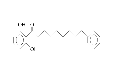 1-(2,6-Dihydroxyphenyl)-9-phenylnonan-1-one