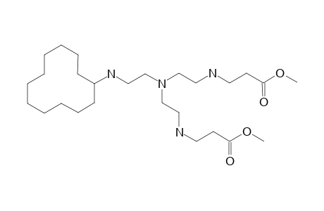 Dimethyl 3,3'-[[[2-(cyclododecylamino)ethyl]imino]bis(2,1-ethanediylimino)]bis[propanenotrile]