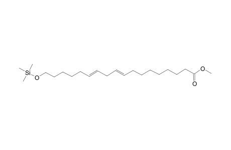 Methyl 18-oxidanyloctadeca-9,12-dienoate, tms derivative