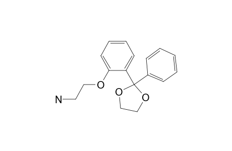 Ethanamine, 2-[2-(2-phenyl-1,3-dioxolan-2-yl)phenoxy]-