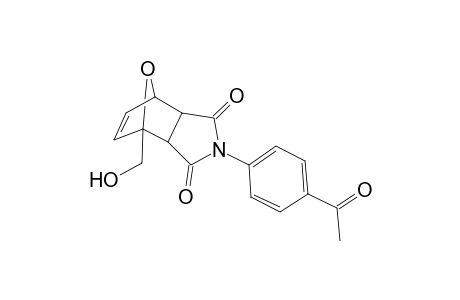 4-(4-Acetyl-phenyl)-1-hydroxymethyl-10-oxa-4-aza-tricyclo[5.2.1.0(2,6)]dec-8-ene-3,5-dione