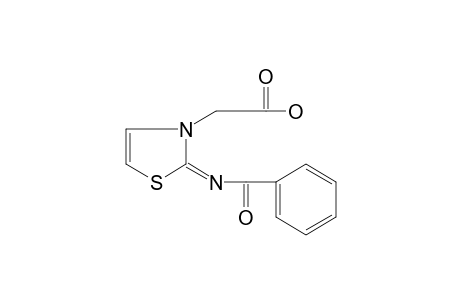 2-(benzoylimino)-4-thiazoline-3-acetic acid