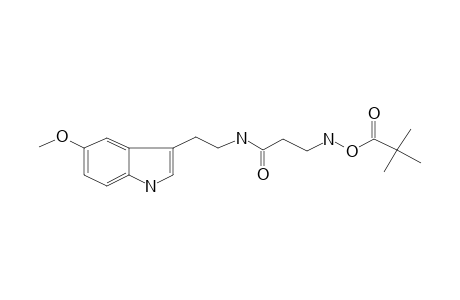 3-Indolethanamine, N-[(.beta.-T-butyramino)propionyl]-