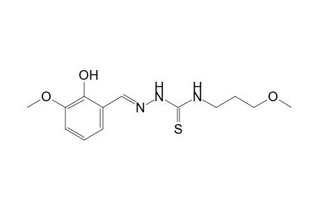 2-hydroxy-m-anisaldehyde, 4-(3-methoxypropyl)-3-thiosemicarbazone