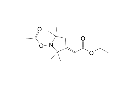 N-(Acetoxy)-3-[(ethoxycarbonyl)methylene]-2,2,5,5-tetramethylpyrrolidine