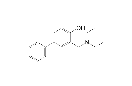 3-[(Diethylamino)methyl]-4-biphenylol