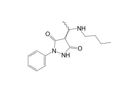 4-[1-(butylamino)ethylidene]-1-phenyl-3,5-pyrazolidinedione