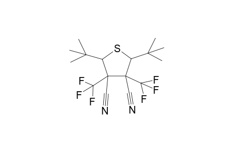 2,5-Ditert-butyl-3,4-bis(trifluoromethyl)tetrahydro-3,4-thiophenedicarbonitrile