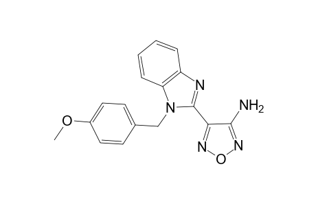 4-[1-(4-Methoxy-benzyl)-1H-benzoimidazol-2-yl]-furazan-3-ylamine
