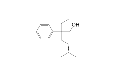 2-Ethyl-5-methyl-2-phenyl-4-hexen-1-ol