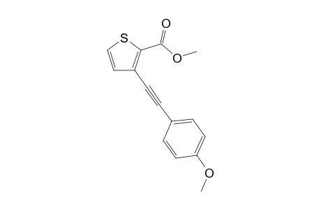 Methyl 3-((4-methoxyphenyl)ethynyl)thiophene-2-carboxylate