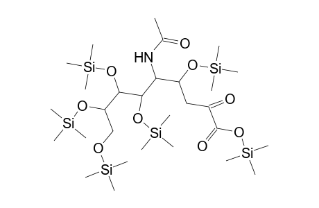 D-Glycero-D-galacto-2-Nonulosonic acid, 5-(acetylamino)-3,5-dideoxy-4,6,7,8,9-pentakis-O-(trimethylsilyl)-, trimethylsilyl ester