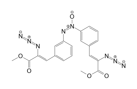 2-Propenoic acid, 3,3'-(azoxy-di-3,1-phenylene)bis[2-azido-, dimethyl ester