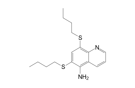5-Amino-6,8-di(1-butylthio)quinoline