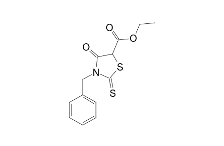 Ethyl 3-benzyl-4-oxo-2-thioxo-1,3-thiazolane-5-carboxylate