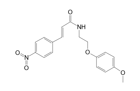 N-[2-(4-Methoxy-phenoxy)-ethyl]-3-(4-nitro-phenyl)-acrylamide