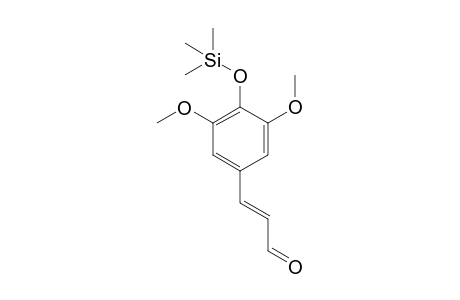 Sinapylaldehyde, mono-TMS