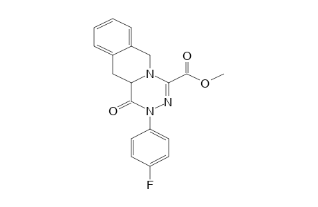 2-(4-Fluorophenyl)-1-oxo-1,9,9a,10-tetrahydro-2H-2,3,4a-triazaanthracene-4-carboxylic acid, methyl ester