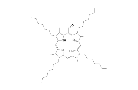 21H,23H-Porphine-5-carboxaldehyde, 2,7,12,17-tetraheptyl-3,8,13,18-tetramethyl-