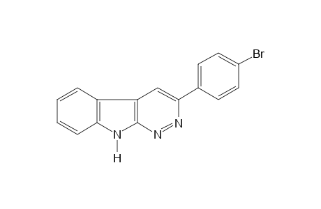 3-(p-BROMOPHENYL)-9H-PYRIDAZINO[3,4-b]INDOLE