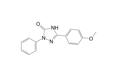 3-(p-methoxyphenyl)-1-phenyl-deltasquare-1,2,4-triazolin-5-one