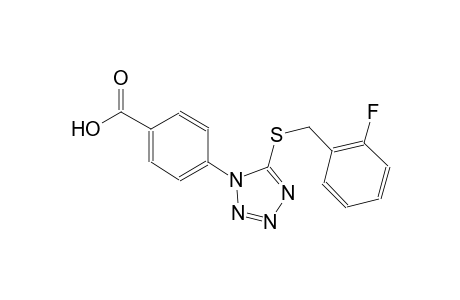 benzoic acid, 4-[5-[[(2-fluorophenyl)methyl]thio]-1H-tetrazol-1-yl]-