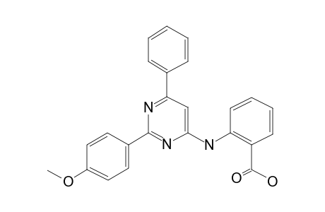 2-(2-Carboxyphenylamino)-4-phenyl-6-(4-methoxyphenyl)pyrimidine