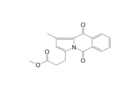 3-(1-Methyl-5,10-dioxo-5,10-dihydropyrrolo[1,2-b]isoquinolin-3-yl)propionic acid, methyl ester