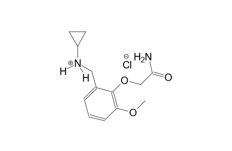 benzenemethanaminium, 2-(2-amino-2-oxoethoxy)-N-cyclopropyl-3-methoxy-, chloride