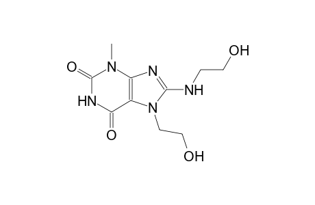 7-(2-hydroxyethyl)-8-[(2-hydroxyethyl)amino]-3-methyl-3,7-dihydro-1H-purine-2,6-dione