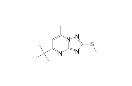 5-METHYL-2-METHYLTHIO-7-TERT.-BUTYL-1,2,4-TRIAZOLO-[1.5-A]-PYRIMIDINE